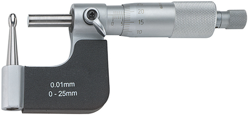 Mikrometer analógový 0-25/0,01mm DIN863 pre rúry Format