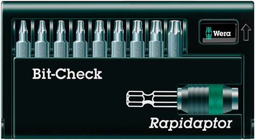 Sada bitov Bit-Check 10 dielna TX tvrdokov Wera
