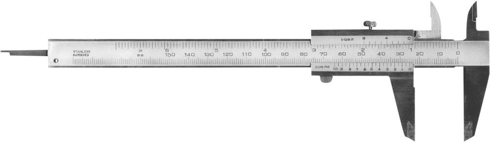 Posuvné meradlo aretácia 150mm vlavo FORTIS