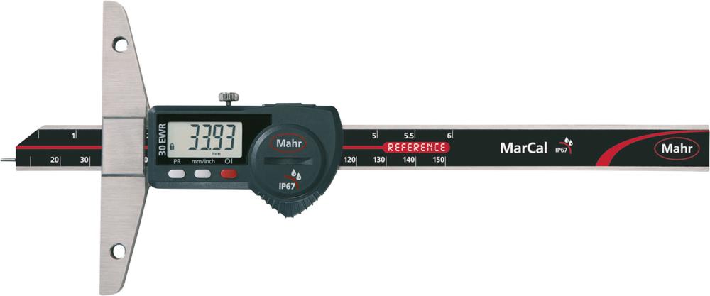 Posuvný hlbkomer digitálne meracie kolík 150mm MAHR