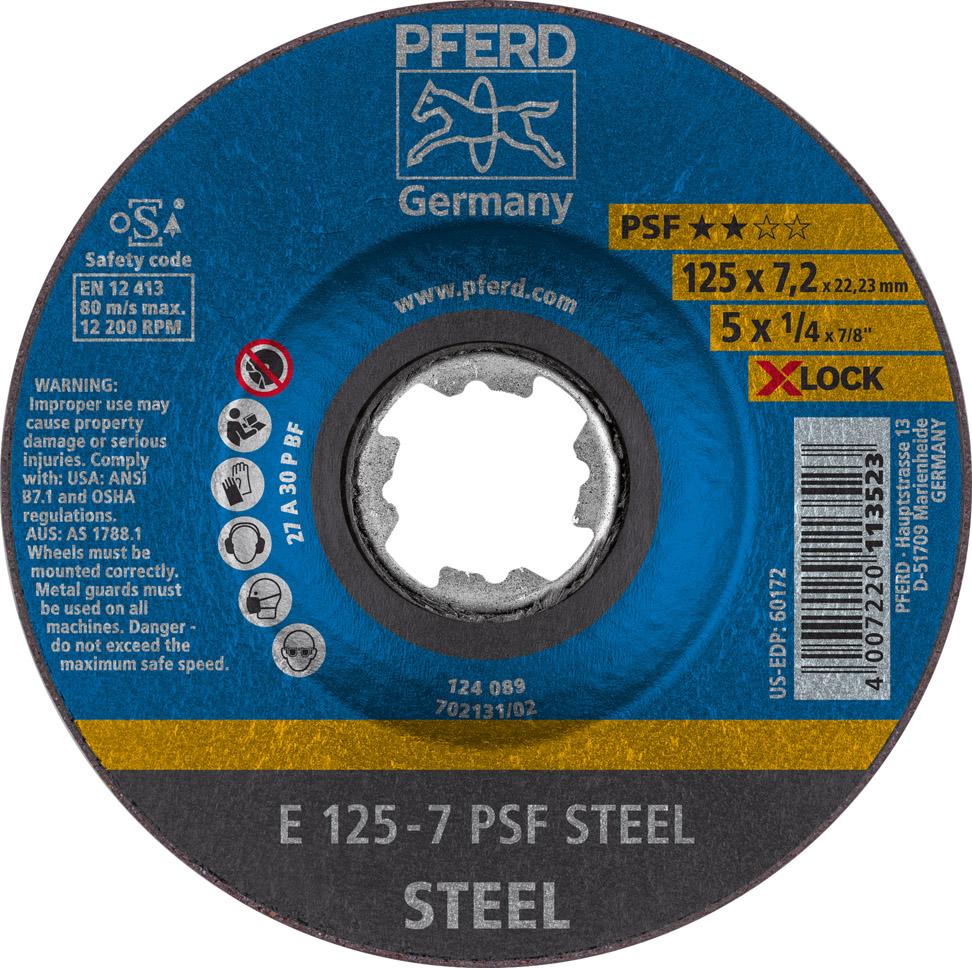 Hrubovacie kotúc PSF X-LOCK STEEL 115x7mm Pferd