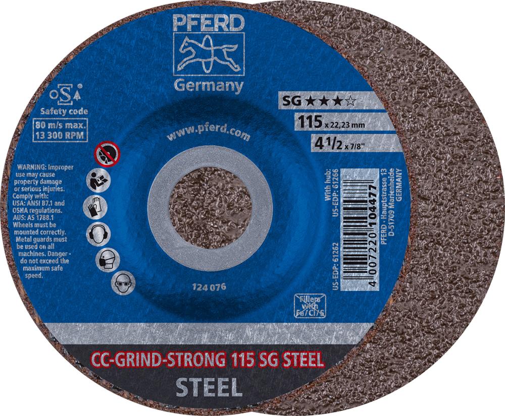 Brúsny kotúc CC-GRIND STRONG-STEEL 115mm PFERD